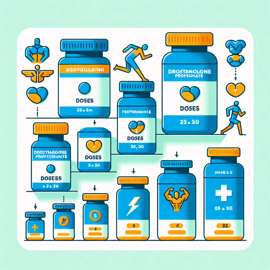Caractéristiques posologiques du propionate de drostanolone pour différents objectifs