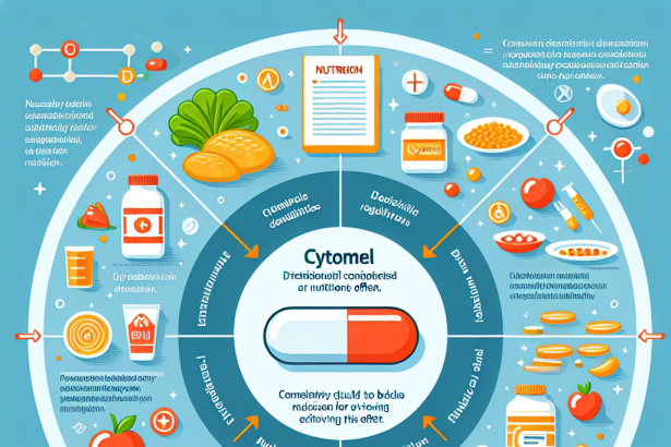 Cytomel et nutrition : ce qu'il faut savoir pour un effet maximal