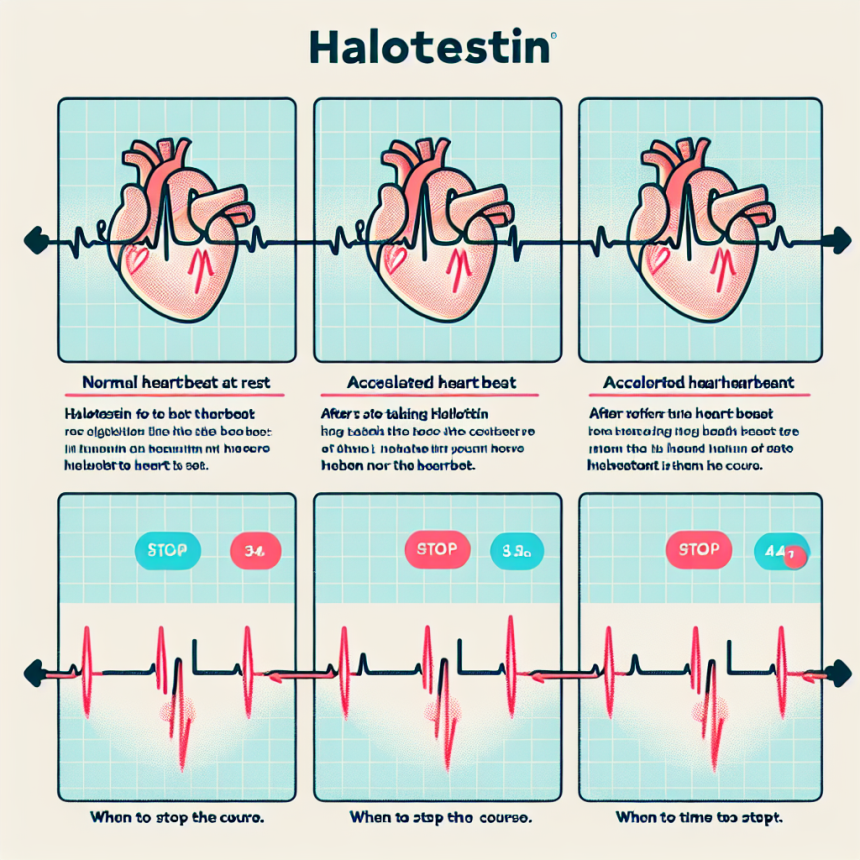 Halotestin et l'effet sur le rythme cardiaque : quand arrêter le cours