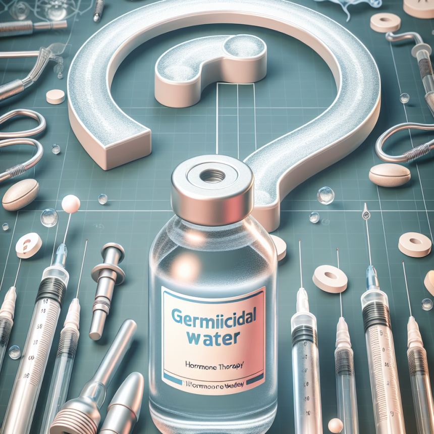 Instruments de traitement pour l'hormonothérapie : l'Eau Germicide est-elle adaptée ?