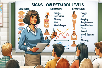 Signes d'un faible taux d'œstradiol lors d'un cours