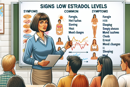 Signes d'un faible taux d'œstradiol lors d'un cours