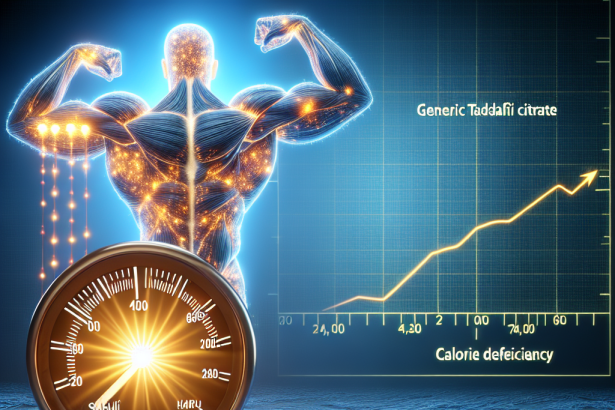Comment le citrate de tadalafil (Cialis générique) affecte la masse musculaire en cas de déficit calorique