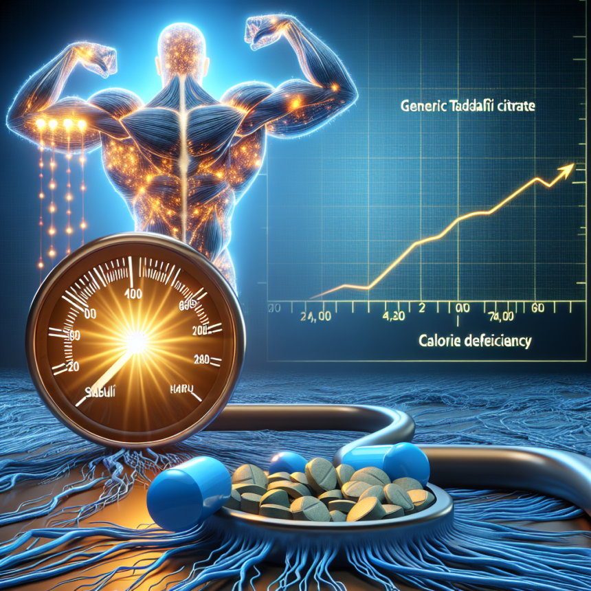 Comment le citrate de tadalafil (Cialis générique) affecte la masse musculaire en cas de déficit calorique