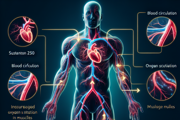 Effet du Sustanon 250 sur la circulation sanguine et la saturation des muscles en oxygène