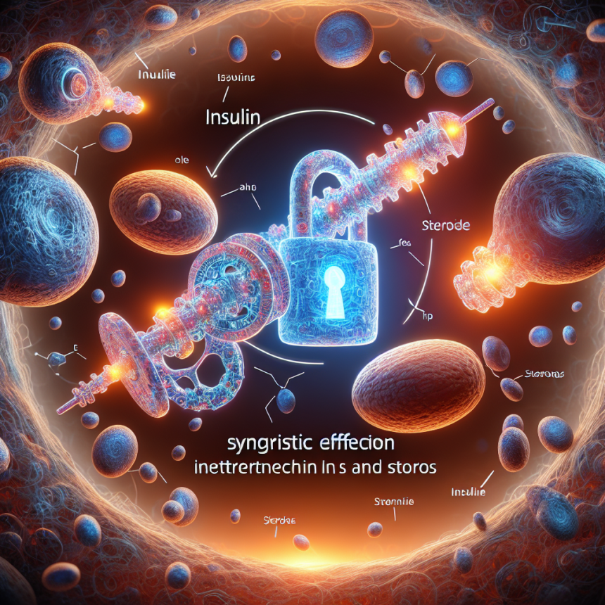 Effet synergique entre l'insuline et les stéroïdes