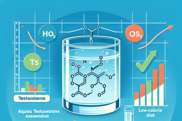 Efficacité de la suspension de testostérone (aqueuse) dans le cadre d'un régime hypocalorique