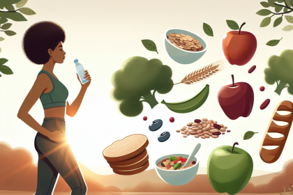 Marche pour la perte de poids et l'apport de fibres alimentaires