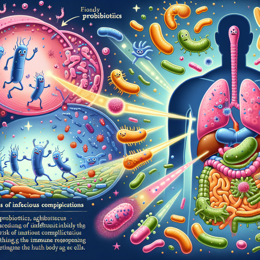 Le rôle des probiotiques dans la réduction du risque de complications infectieuses