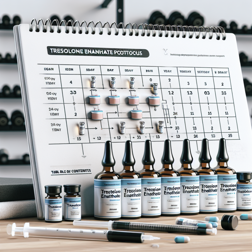 Protocoles de microdosage de l'énanthate de tréstolone dans le sport