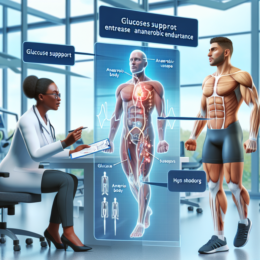 Utilisation médicale du soutien du glucose pour augmenter l'endurance anaérobie