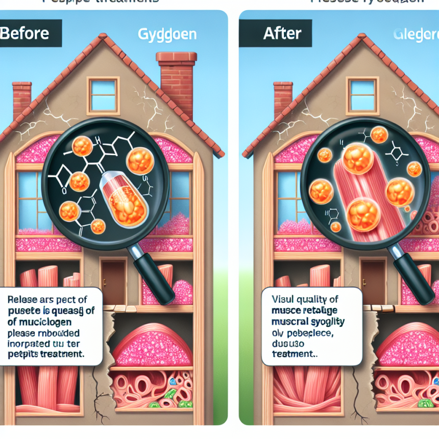 Effet des cures de peptides sur la qualité du glycogène musculaire