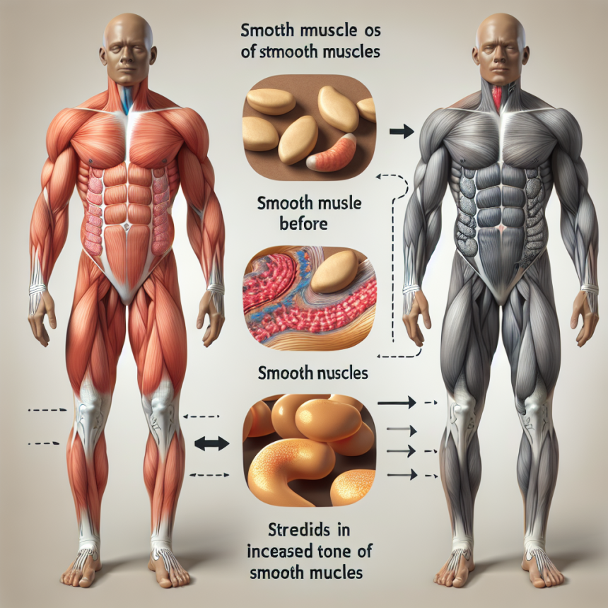 Effet des stéroïdes sur le tonus des muscles lisses