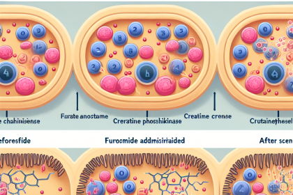 Effet du furosémide sur la concentration de créatine phosphokinase