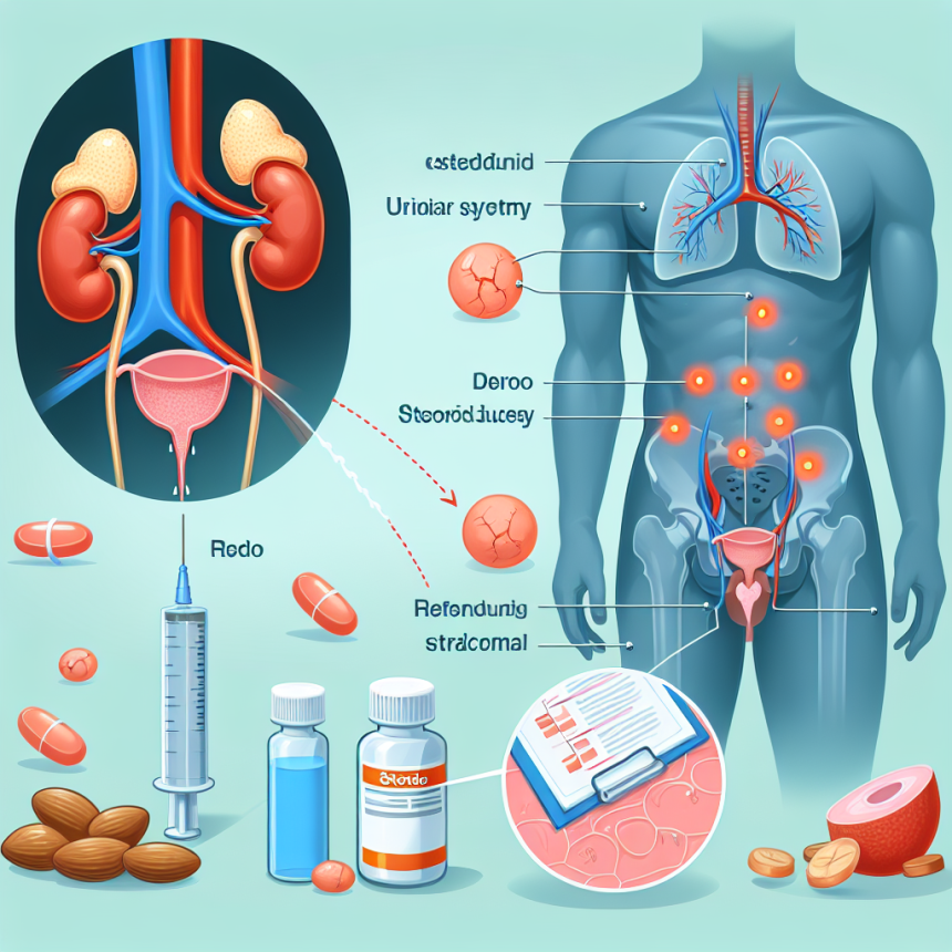 Impact d'une cure de stéroïdes sur le système urinaire