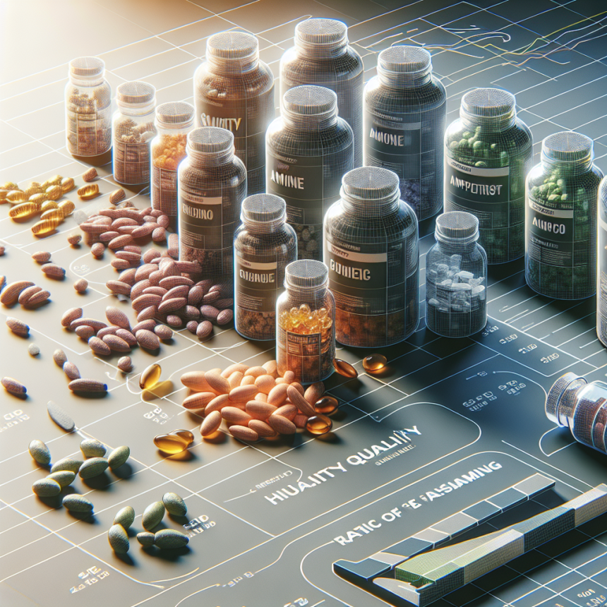 Le ratio d'acides aminés dans les compléments alimentaires de haute qualité