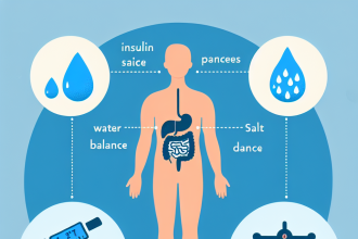 Maintien de l'équilibre eau-sel grâce à l'insuline
