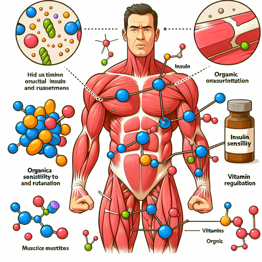 Sensibilité musculaire à l'insuline et régulation vitaminique